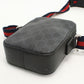GUCCI 682357 K5RLN 1095 Mini Shoulder Bag GG Supreme Diagonal leather black mens