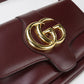 GUCCI 550129 GG Marmont Diagonal shoulder bag Shoulder Bag leather red Women