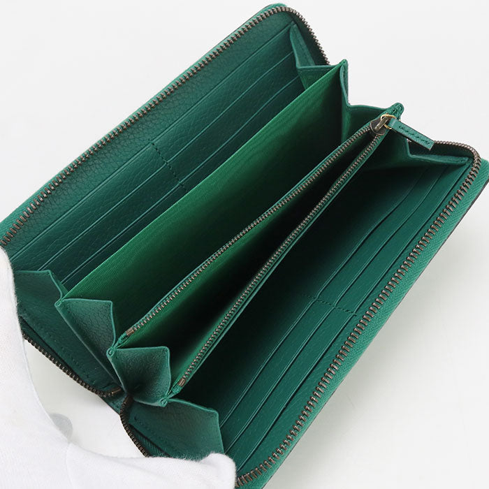 GUCCI GU95080 Zip around wallet With bamboo PurseZip Around leather green Women