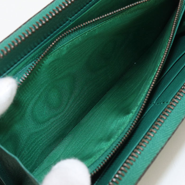 GUCCI GU95080 Zip around wallet With bamboo PurseZip Around leather green Women