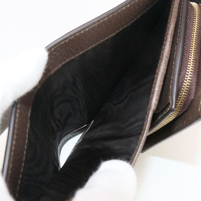 GUCCI 598662 96IWG 8745 GG Ofidia Folded wallet GG Supreme/leather beige Women