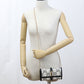 GUCCI 652681 Continental Gucci Jackie 1961 Chain wallet leather white Women