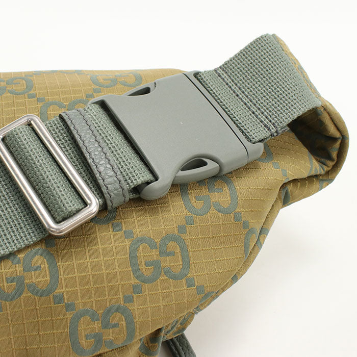 GUCCI 792287 Belt bag GG Ripstop body bag Nylon green mens