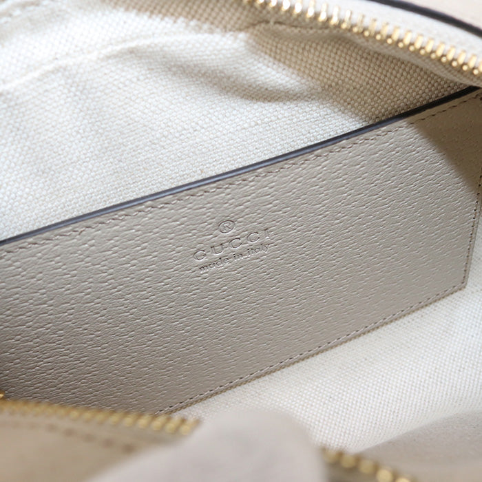 GUCCI 816359 2ZGMN 9643 Ofidia Diagonal Shoulder Bag GG Supreme white Women