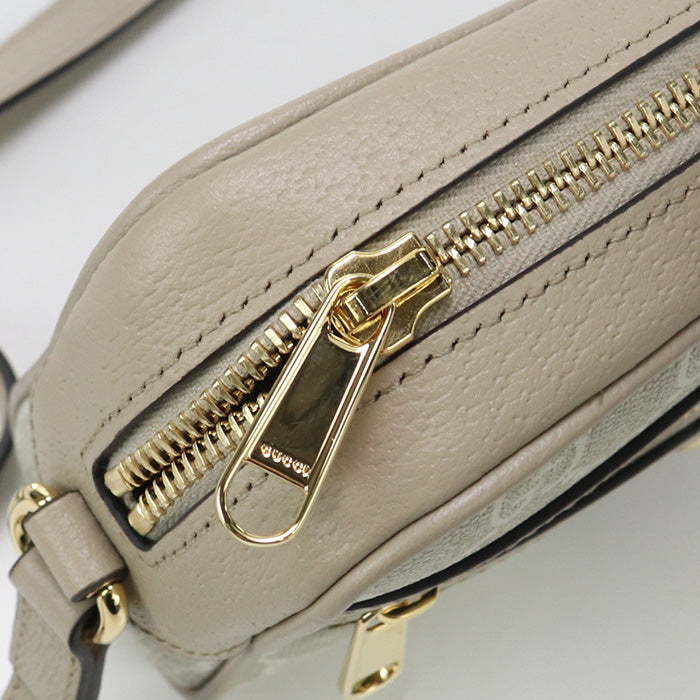 GUCCI 816359 2ZGMN 9643 Ofidia Diagonal Shoulder Bag GG Supreme white Women