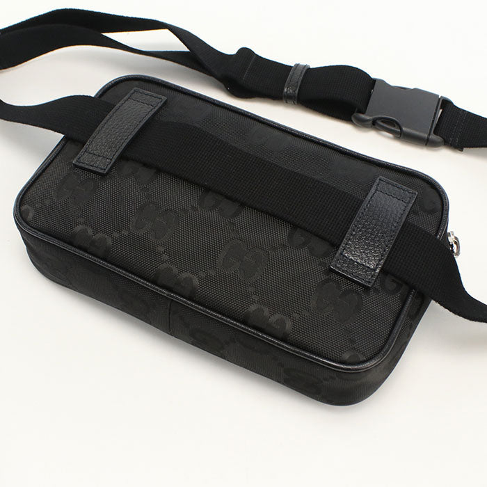 GUCCI 631341 Belt bag Off the grid body bag/GG nylon mens black