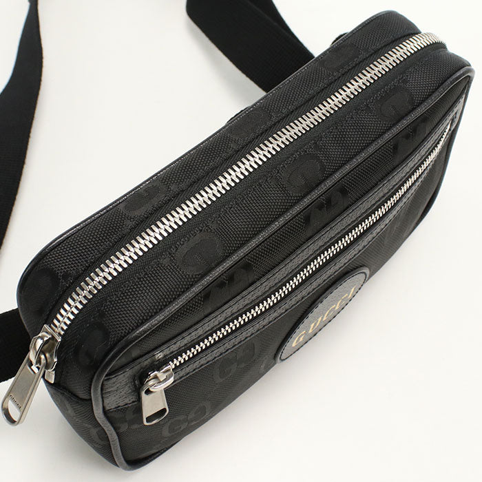 GUCCI 631341 Belt bag Off the grid body bag/GG nylon mens black