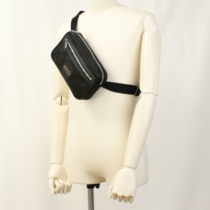 GUCCI 631341 Belt bag Off the grid body bag/GG nylon mens black