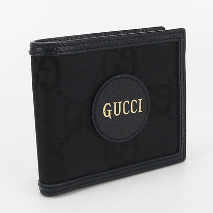 GUCCI 625574 Coin wallet Off the grid Folded wallet Nylon/leather mens Black