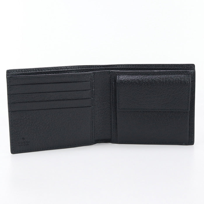 GUCCI 625574 Coin wallet Off the grid Folded wallet Nylon/leather mens Black