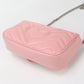 GUCCI 476433 mini GG Marmont Diagonal shoulder Bag leather pink Women