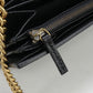 GUCCI 401232 Chain wallet GG Marmont Chain wallet leather black Women