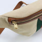 GUCCI 575082 Belt bag Vintage canvas body bag canvas/leather beige Women