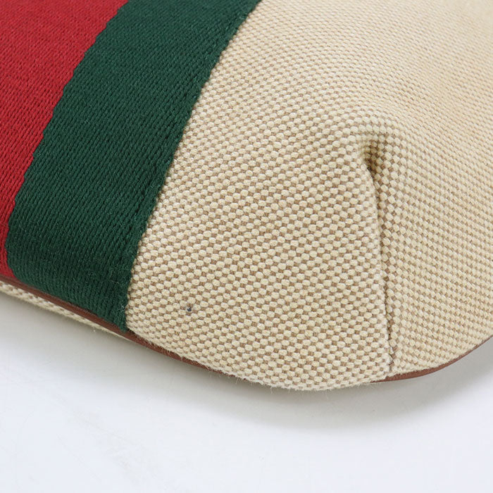 GUCCI 575082 Belt bag Vintage canvas body bag canvas/leather beige Women