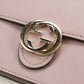 GUCCI 369664 Interlocking G Purse folio leather pink Women