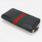 GUCCI 476083 zip around long wallet Silvi PurseZip Around leather black Women