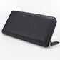 GUCCI 750458 zip around long wallet Interlocking G PurseZip leather black Women