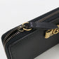 GUCCI 750458 zip around long wallet Interlocking G PurseZip leather black Women