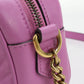GUCCI 448065 Mini camera bag GG Marmont Diagonal shoulder bag leather pink Women