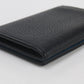 GUCCI 739389 Gucci logo name card holder leather black unisex