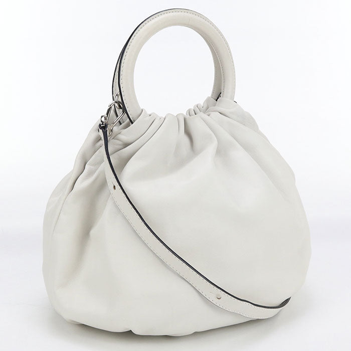 LOEWE 2WAY Bounce Handbag Nappa leather white Women