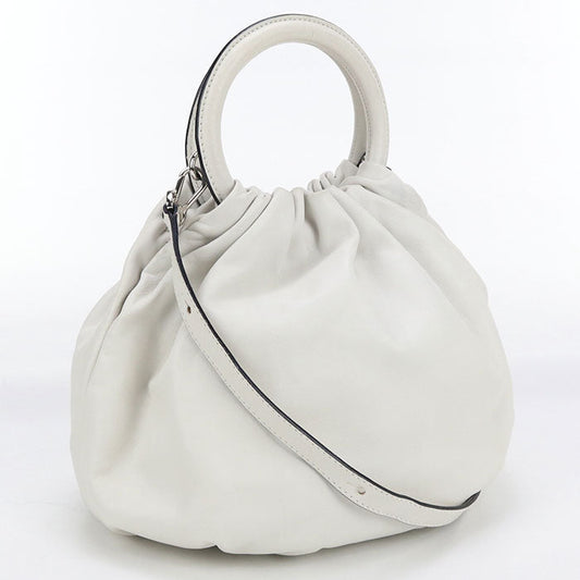 LOEWE 2WAY Bounce Handbag Nappa leather white Women