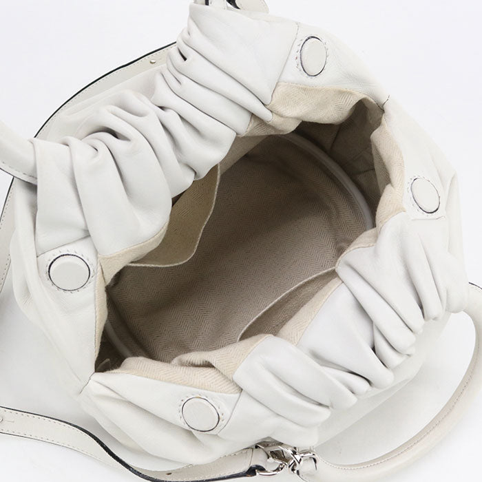 LOEWE 2WAY Bounce Handbag Nappa leather white Women