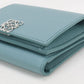 LOEWE C821TR2X16 Trifold wallet anagram Tri-fold leather Blue Women