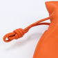 LOEWE A411F10X01 9100 flamenco pocket Diagonal Shoulder Bag leather Orange Women