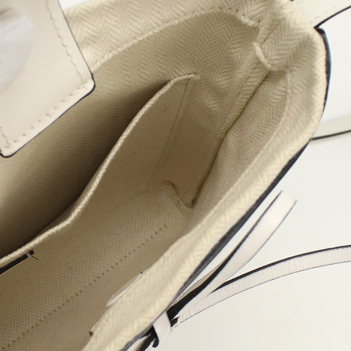 LOEWE A858I01X01 Ikebana mini Shoulder Bag Crossbody Bags Calfskin white Women