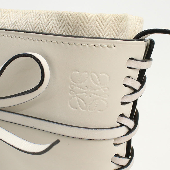 LOEWE A858I01X01 Ikebana mini Shoulder Bag Crossbody Bags Calfskin white Women
