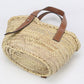 LOEWE 327.02.S92 2435 Handbag Basket bag small Basket bag Raffia, leather beige Women