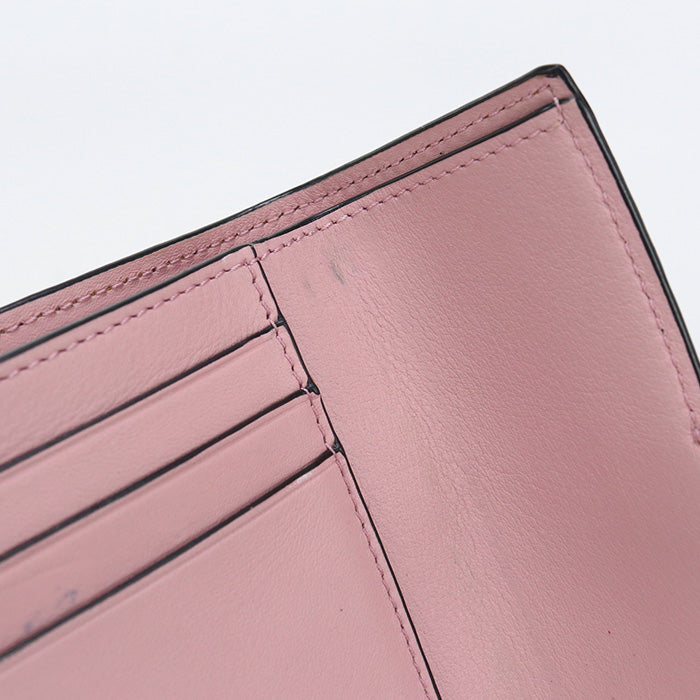 LOEWE C660S86X04 Tri-fold wallet Vertical wallet small Mini Wallet Calfskin Orange Women