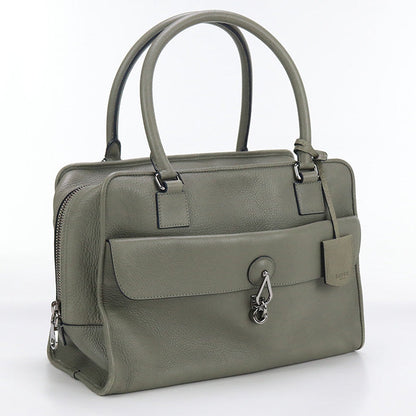 LOEWE LO84400 Tote Bag Calfskin Khaki Women