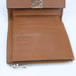 LOEWE C821S27X02 Tri-fold wallet Anagram Vertical Small Compact Wallet pebble grain calf Brown Women