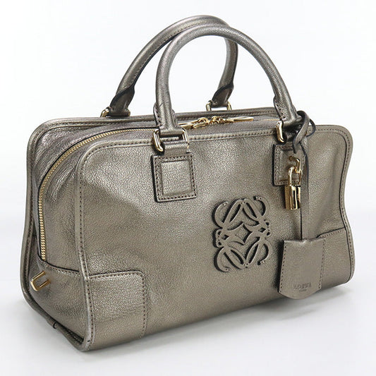 LOEWE LO85870 Americana 28 Handbag leather gray Women