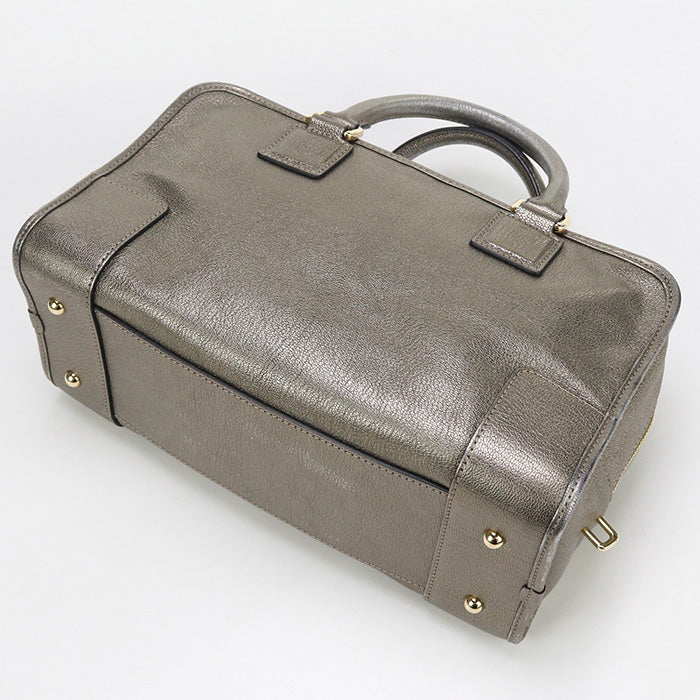 LOEWE LO85870 Americana 28 Handbag leather gray Women