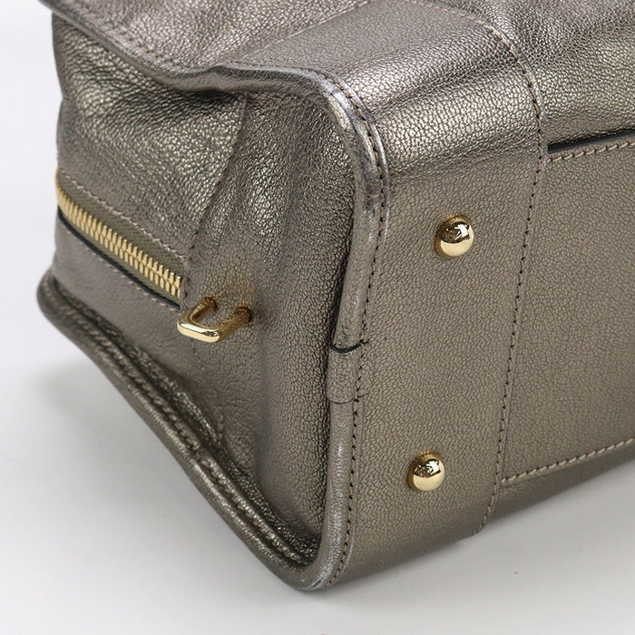 LOEWE LO85870 Americana 28 Handbag leather gray Women