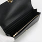 LOEWE T56CANBACWX01LE anagram Continental Long wallet coin leather Black Women