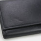 LOEWE T56CANBACWX01LE anagram Continental Long wallet coin leather Black Women