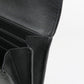 LOEWE T56CANBACWX01LE anagram Continental Long wallet coin leather Black Women