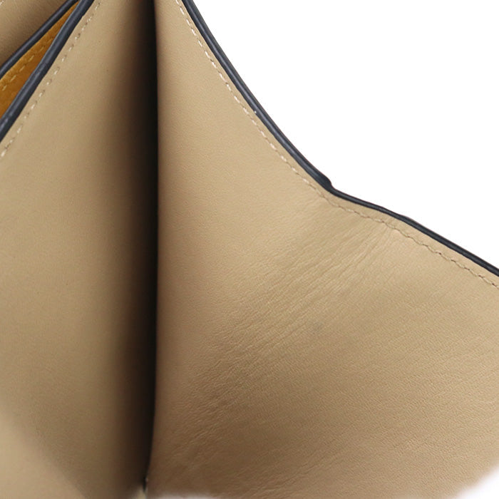 LOEWE C660TR2X03 Trifold wallet Three fold wallet Calfskin beige Women