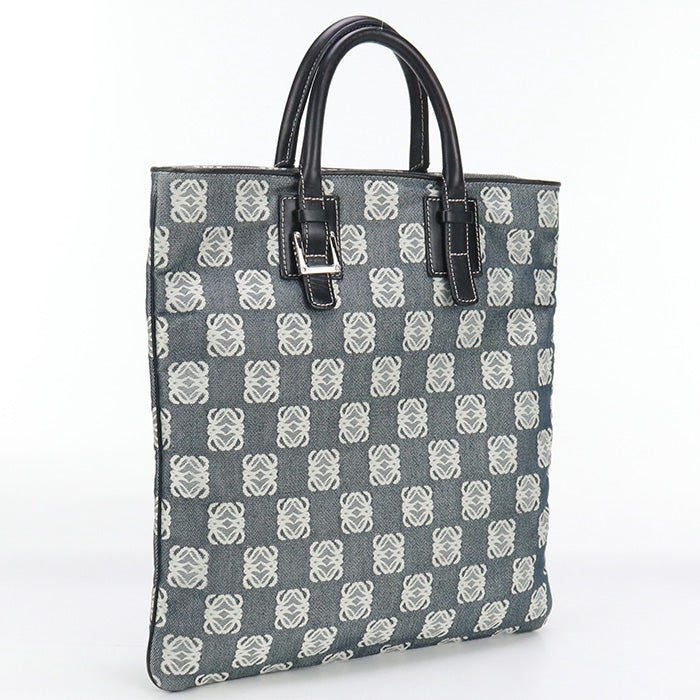 LOEWE LO87023 anagram Tote Bag canvas gray Women