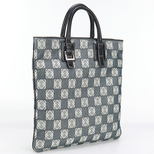 LOEWE LO87023 anagram Tote Bag canvas gray Women