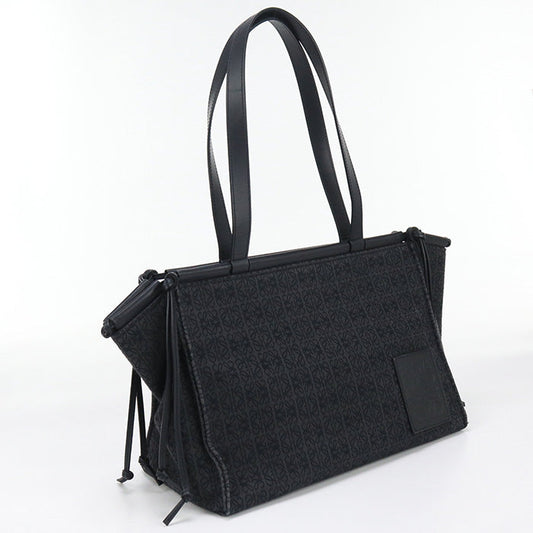 LOEWE Cushion tote anagram Tote Bag Jacquard Black Women