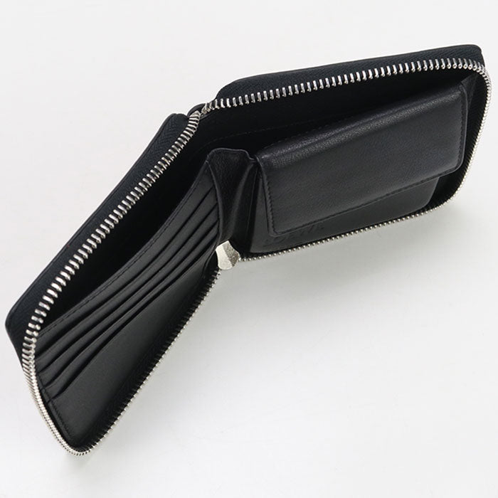 LOEWE 122.30XM88 Bi-fold wallet puzzle Zipper Wallet leather Multicolor Women
