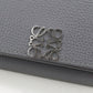 LOEWE LO89545 Trifold wallet anagram Three fold wallet Calfskin Gray Women