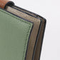 LOEWE C660Z41X01 Compact zip wallet Folded wallet Calfskin green Women