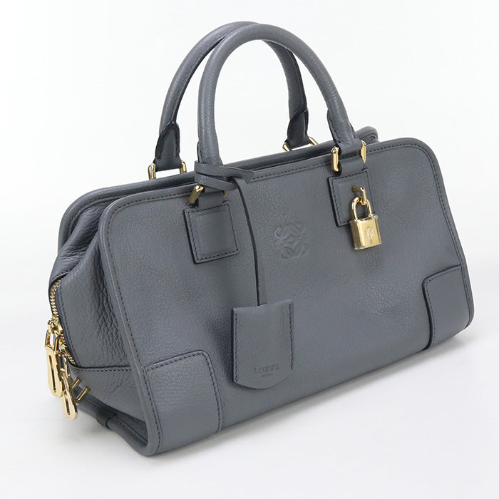 LOEWE A039N08X01 Americana 28 Handbag leather gray Women