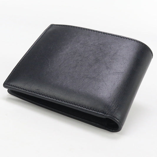 LOEWE C565501X02 Bi-fold wallet anagram Bifold Coin Wallet Flap Wallet satin calf black mens